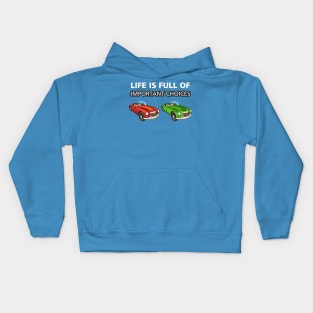 Important Choices: Cars Kids Hoodie